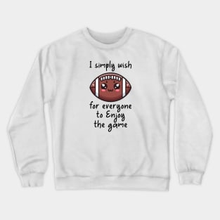 Cute American Football Crewneck Sweatshirt